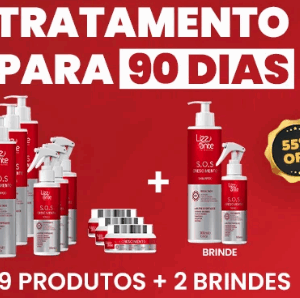 KIT SOS LIZZANTE "9 PRODUTOS + 2 BRINDES"