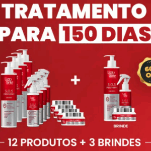 KIT SOS LIZZANTE "12 PRODUTOS + 3 BRINDES"