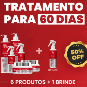 KIT SOS LIZZANTE "6 PRODUTOS + 1BRINDE"