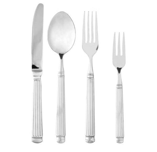 KIT FAQUEIRO GRÉCIA 30 Peças aço inox - Lyor